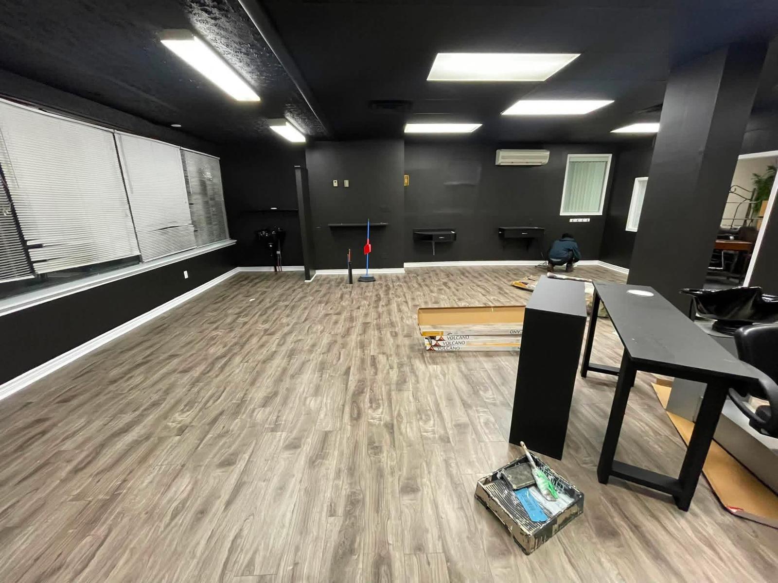 Hardwood flooring installation