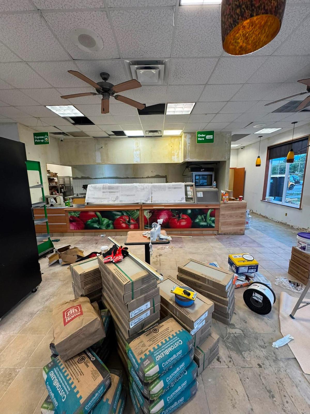 Restaurant renovation